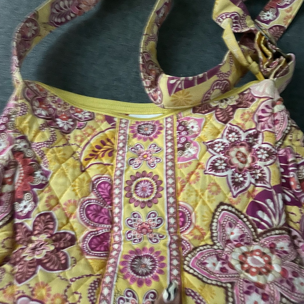 Vera Bradley Bali Gold Olivia Petite Shoulder Bag